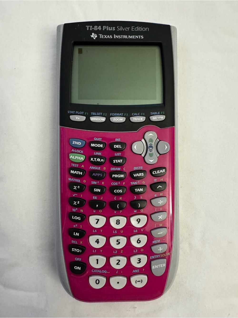 Texas Instruments TI-84 Plus Silver Edition Pink Case